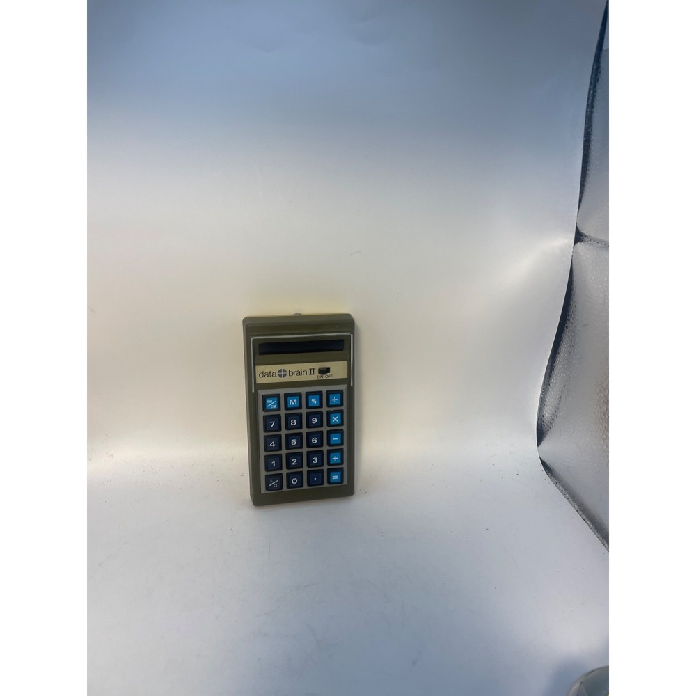Data Brain II by Calfax - Vintage Calculator - for parts only Great Condition